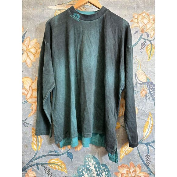 Dr. Collectors Teddy Forever Men's Green Tie Dye Size XS - Picture 2 of 5